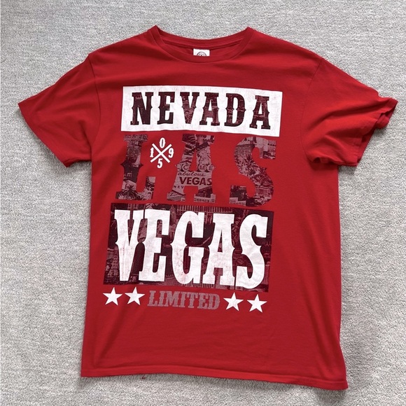 Vintage Delta Pro Weight Las Vegas Graphic Tee - Picture 1 of 4
